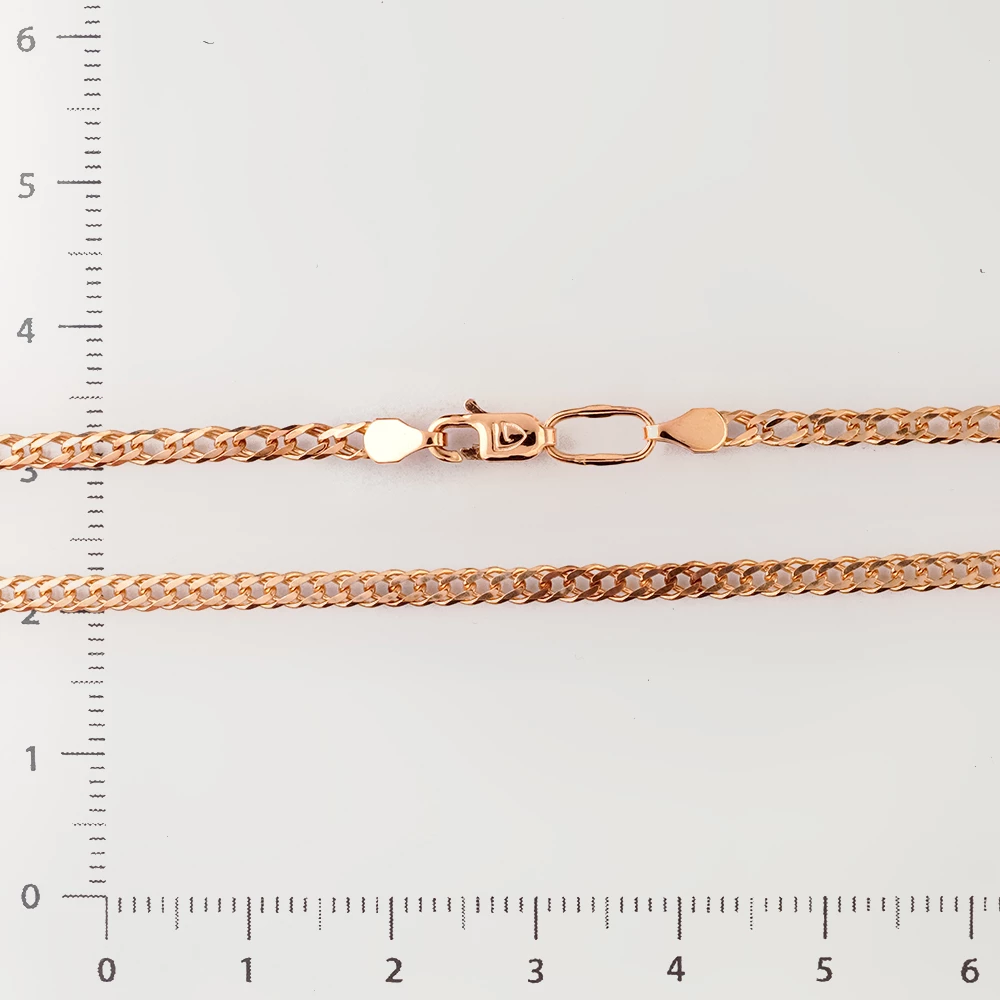 Цепь из красного золота 375 пробы