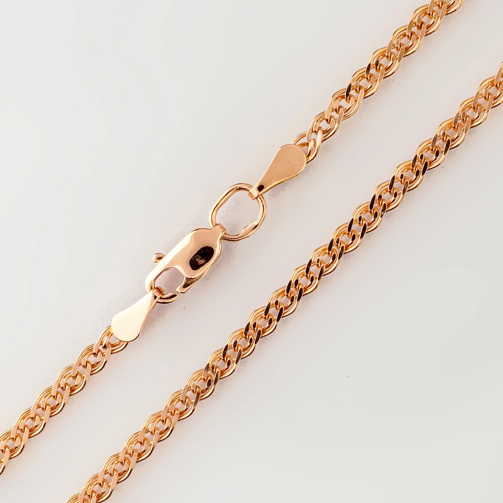 Цепь из красного золота 585 пробы