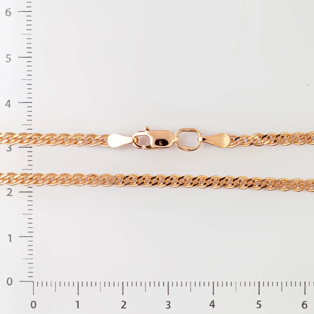 Цепь из красного золота 585 пробы