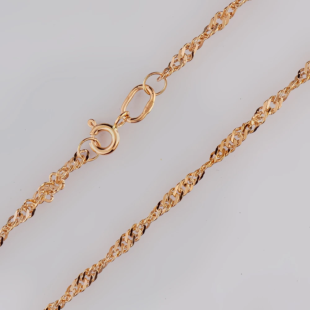 Цепь из красного золота 585 пробы