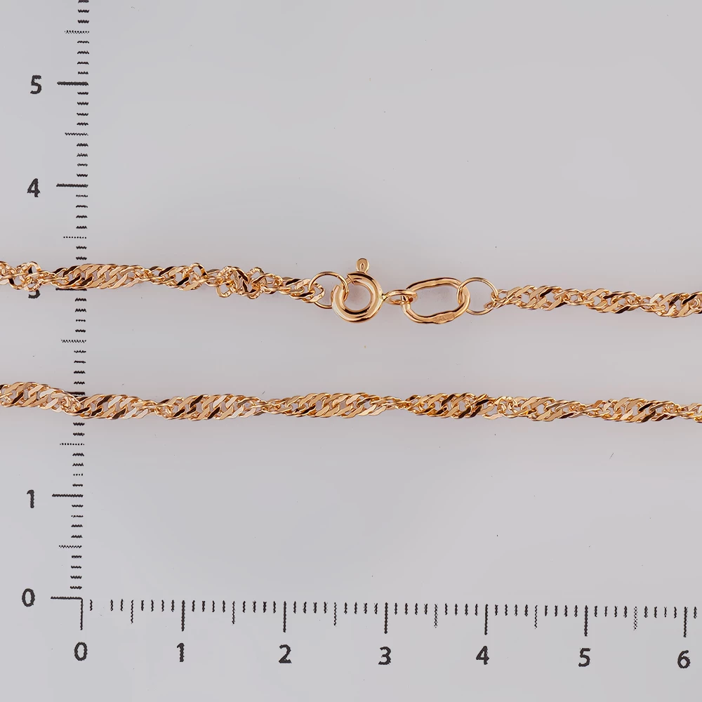 Цепь из красного золота 585 пробы