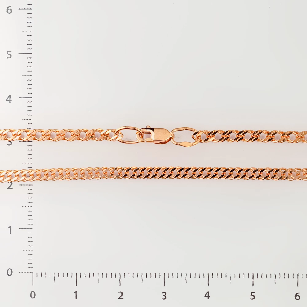 Цепь из красного золота 585 пробы