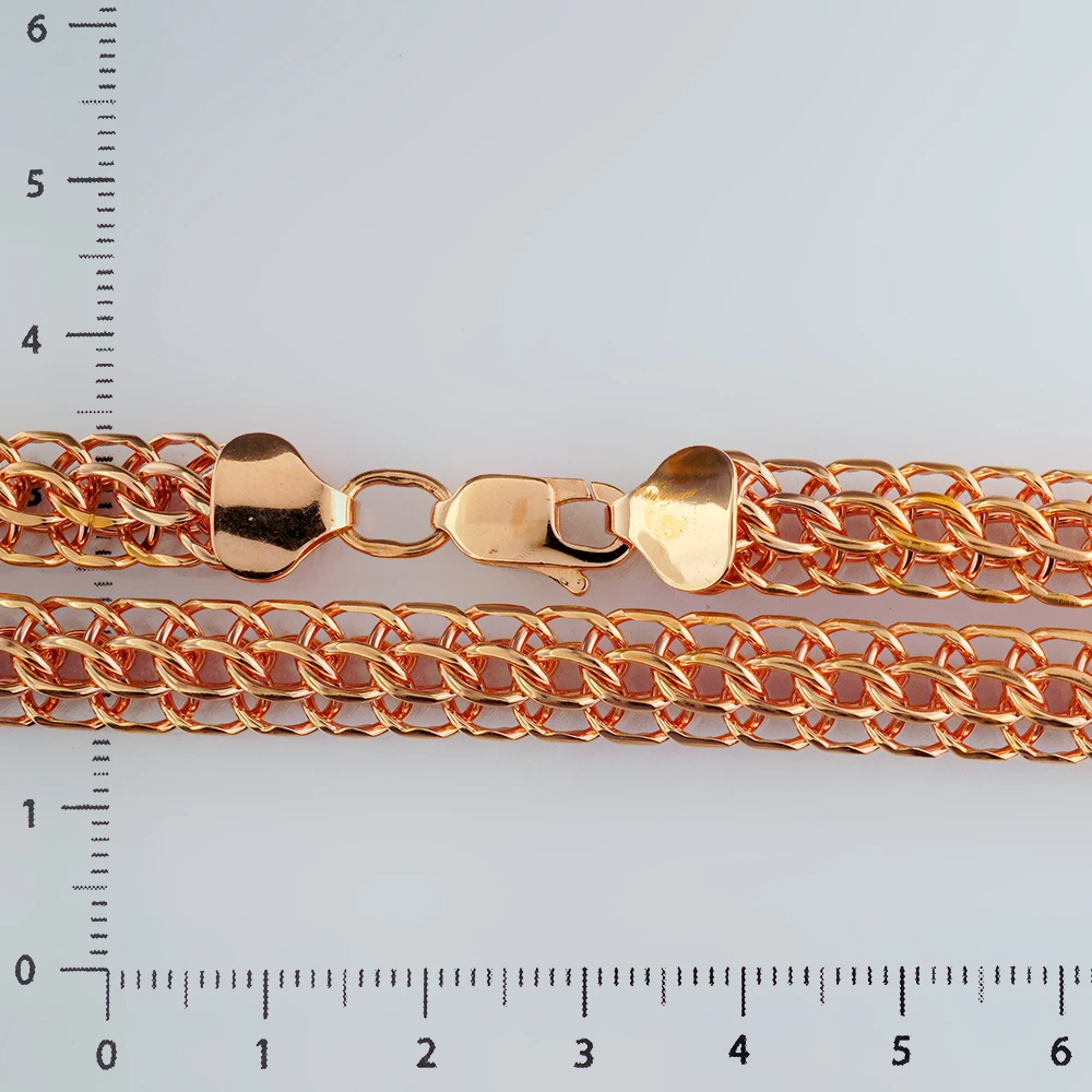 Цепь из красного золота 585 пробы