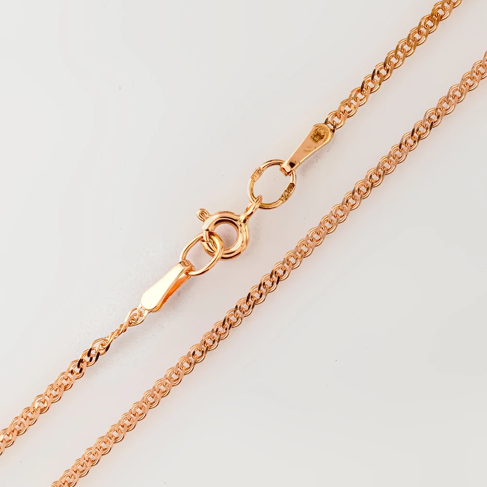 Цепь из красного золота 585 пробы