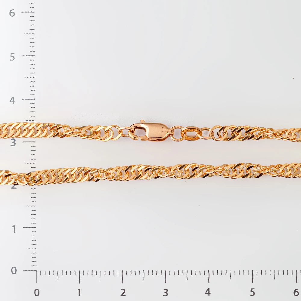 Цепь из красного золота 585 пробы