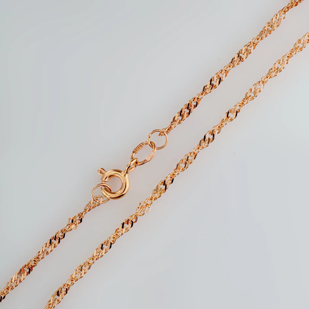 Цепь из красного золота 585 пробы