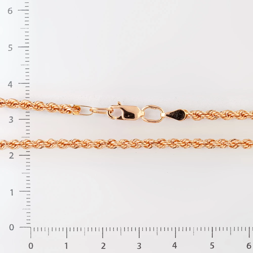 Цепь из красного золота 585 пробы