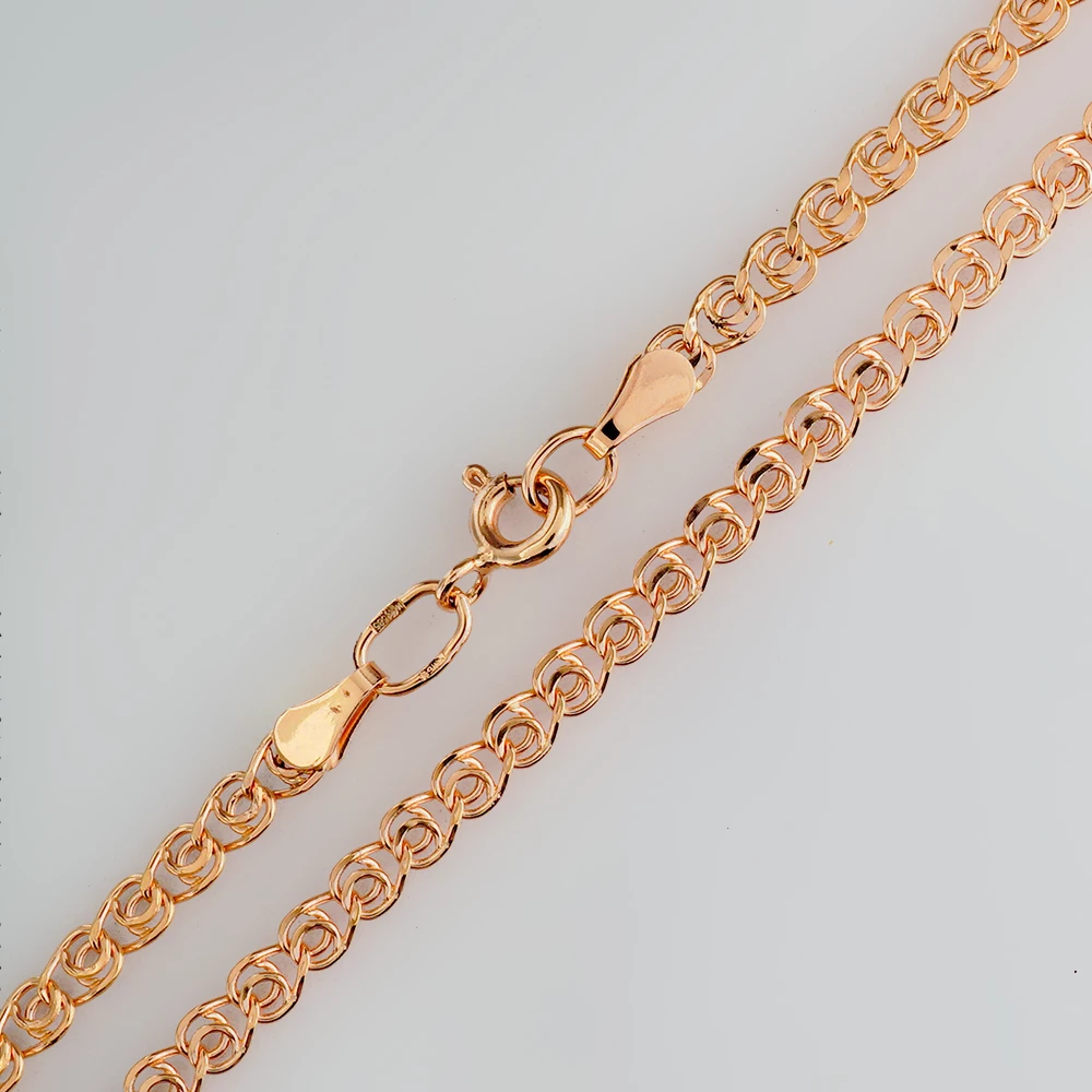 Цепь из красного золота 585 пробы