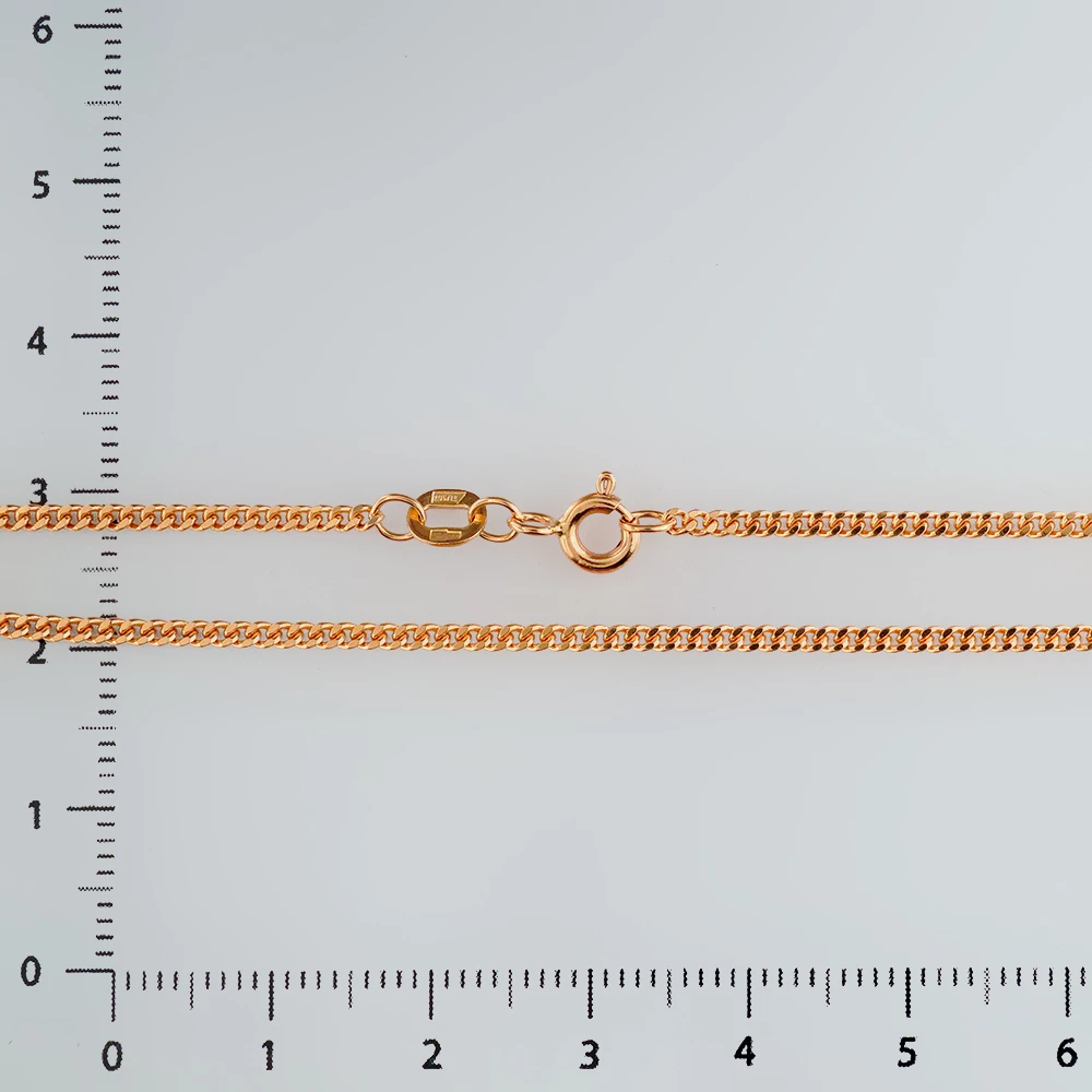 Цепь из красного золота 585 пробы