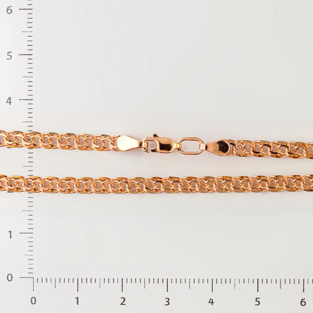 Цепь из красного золота 585 пробы