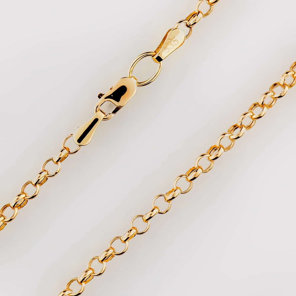 Цепь из желтого золота 585 пробы