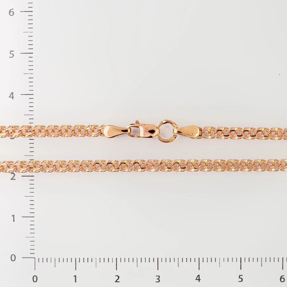 Цепь из красного золота 585 пробы