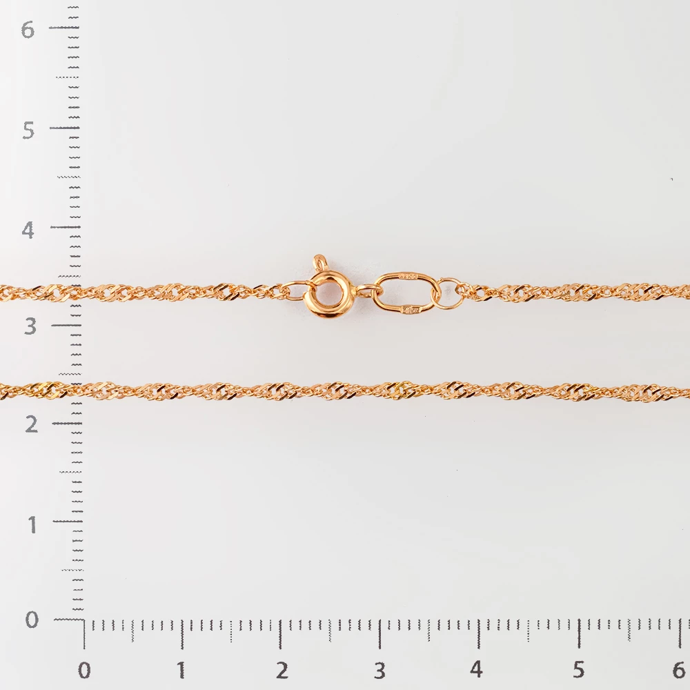 Цепь из красного золота 585 пробы