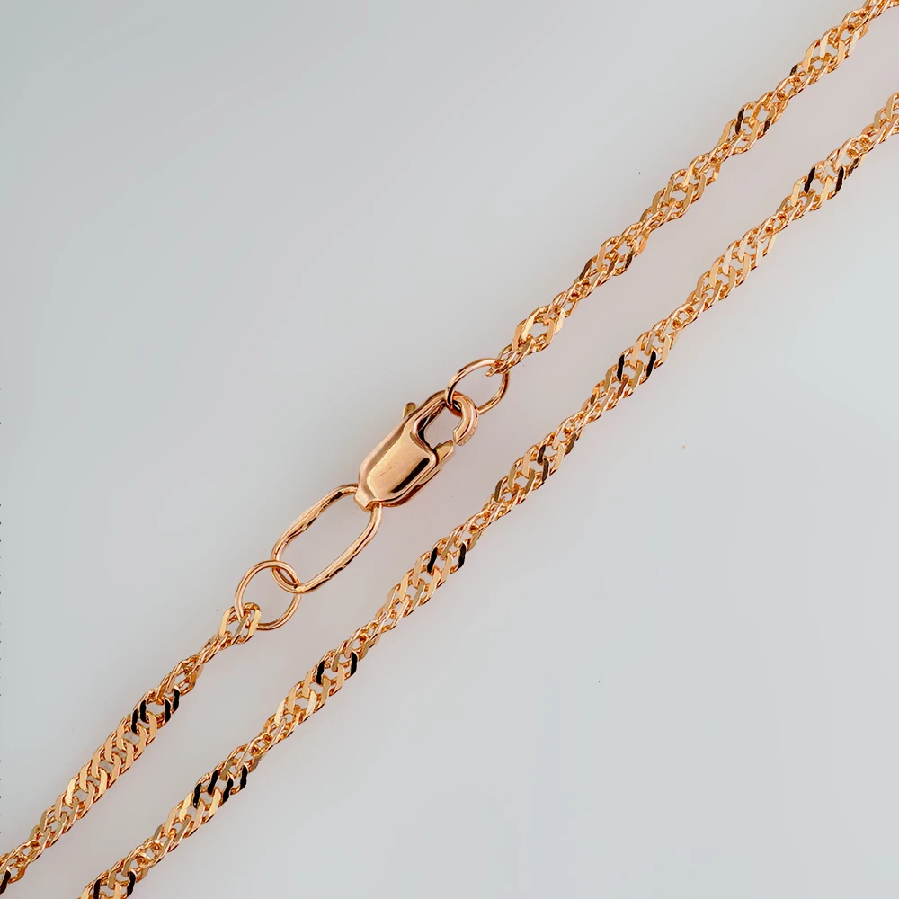 Цепь из красного золота 585 пробы