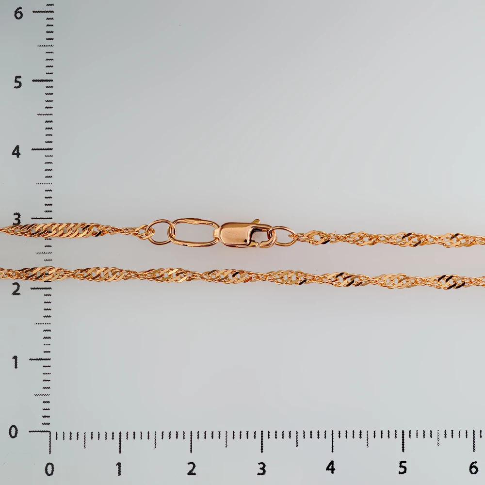 Цепь из красного золота 585 пробы