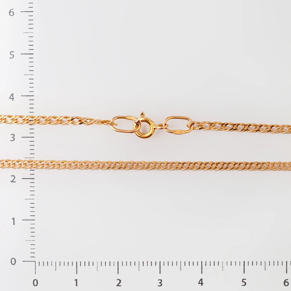 Цепь из красного золота 585 пробы