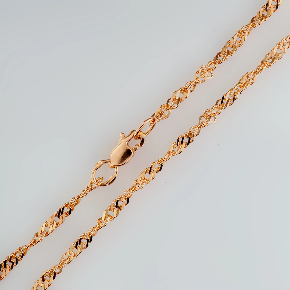 Цепь из красного золота 585 пробы