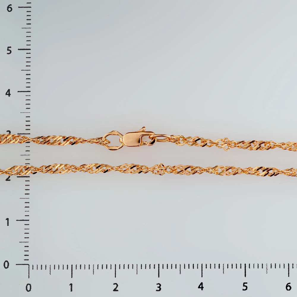 Цепь из красного золота 585 пробы