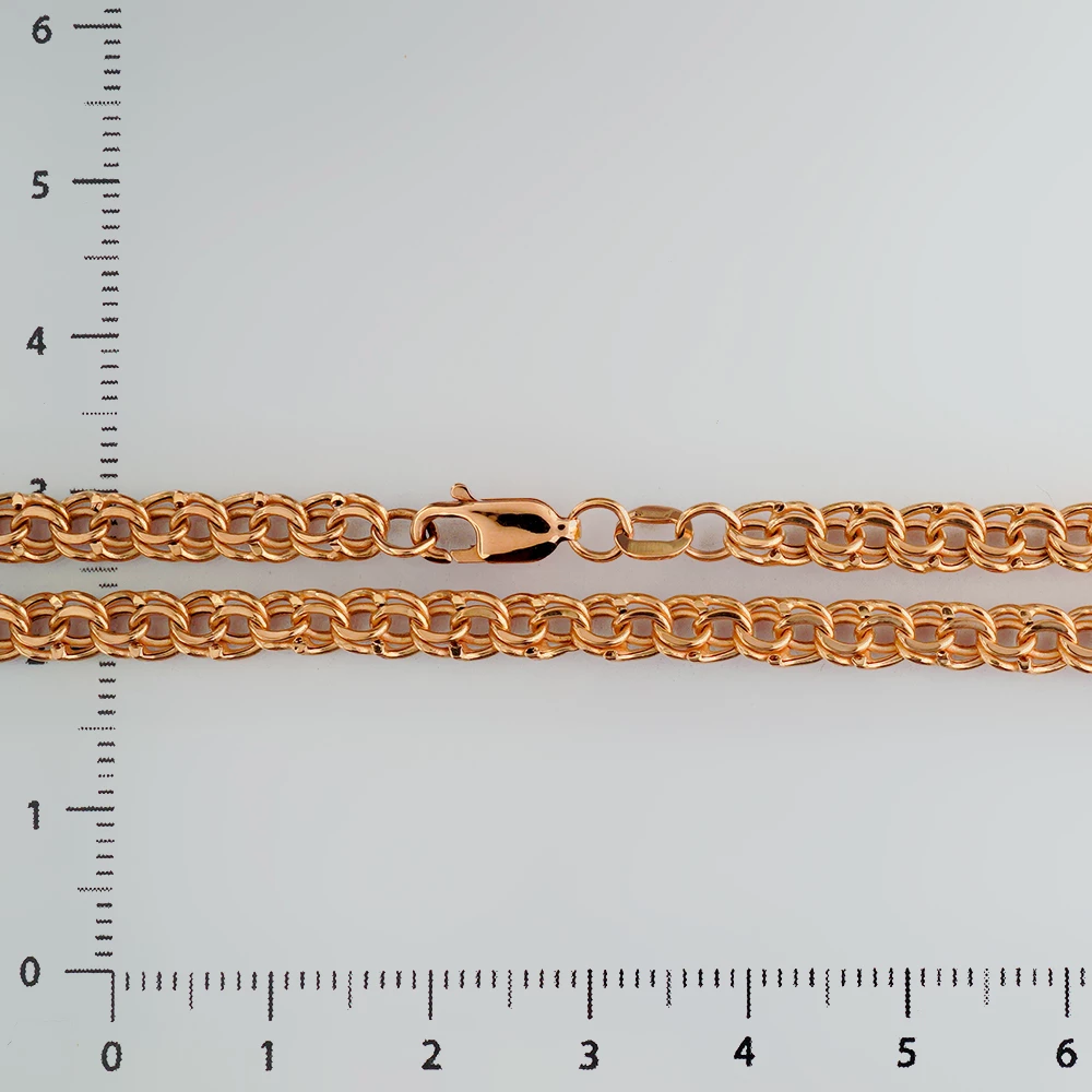 Цепь из красного золота 585 пробы