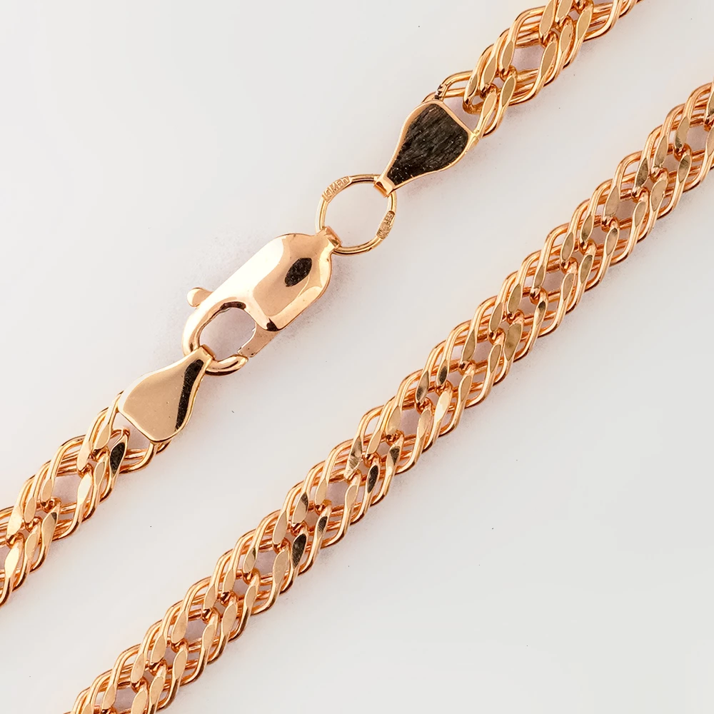 Цепь из красного золота 585 пробы