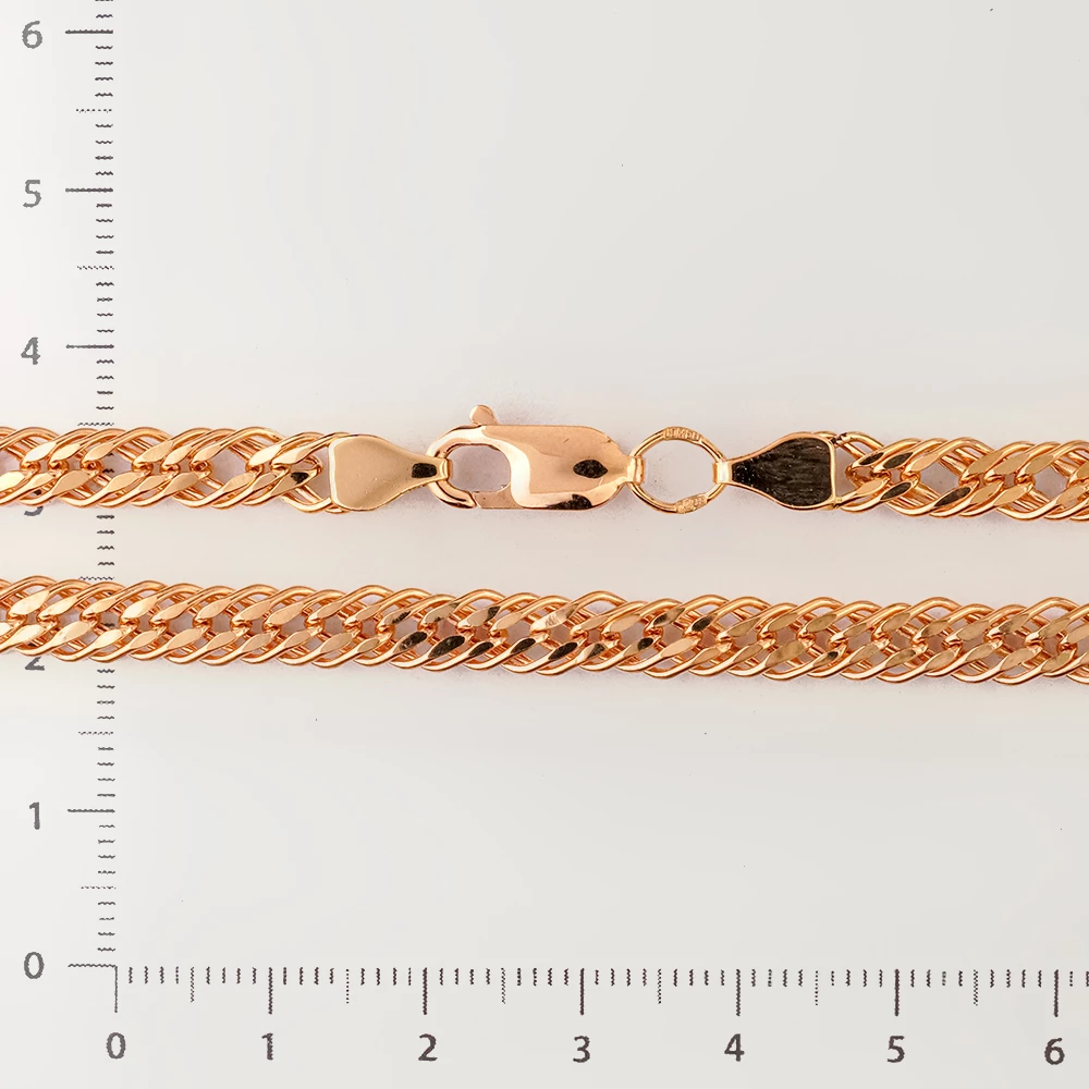 Цепь из красного золота 585 пробы