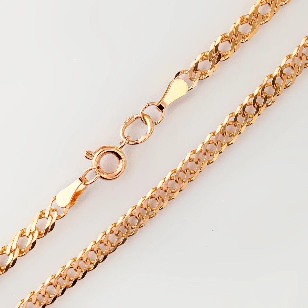 Цепь из красного золота 585 пробы