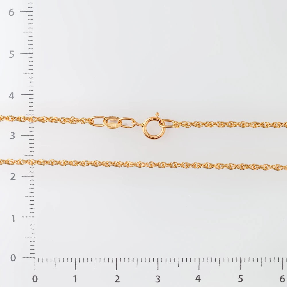 Цепь из красного золота 585 пробы