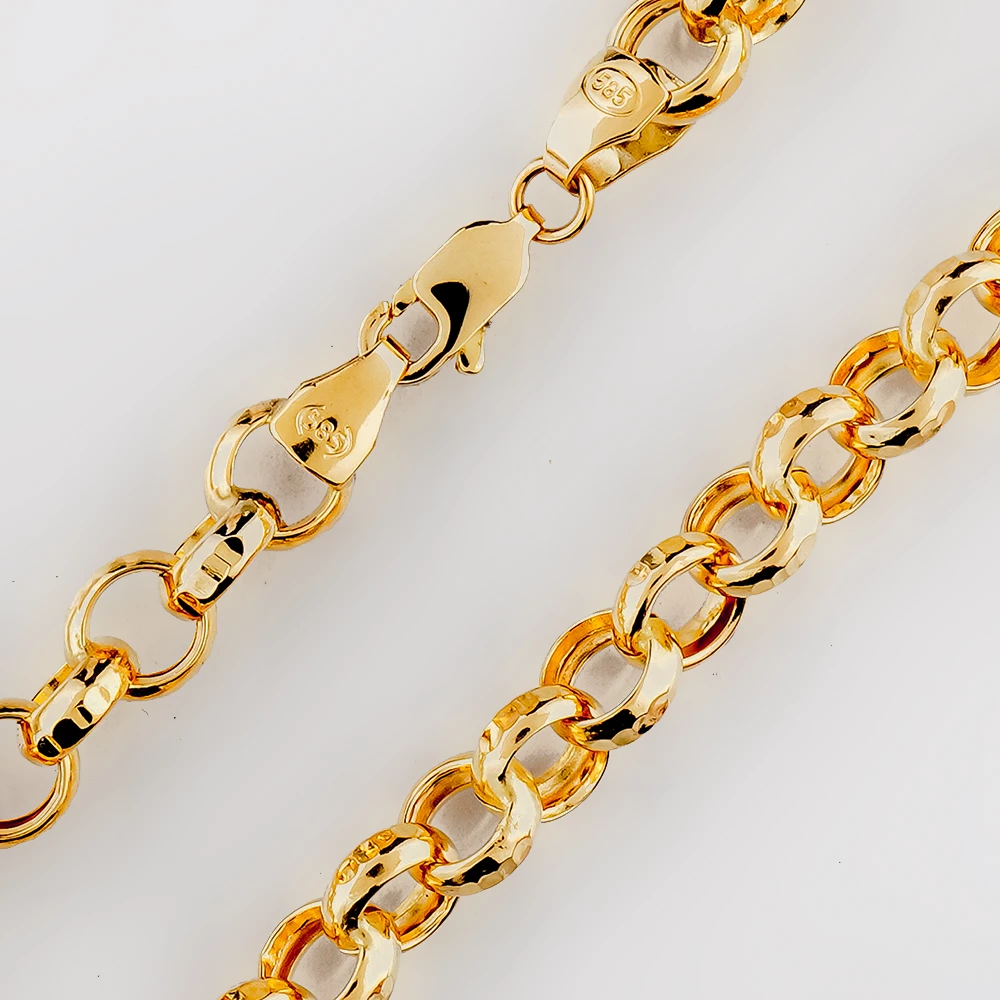 Цепь из желтого золота 585 пробы