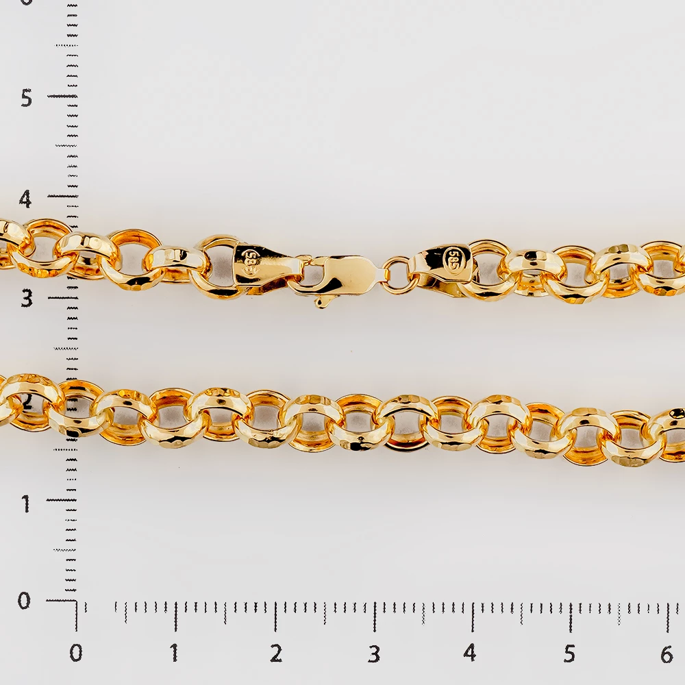 Цепь из желтого золота 585 пробы