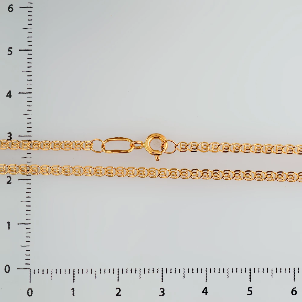 Цепь из красного золота 585 пробы