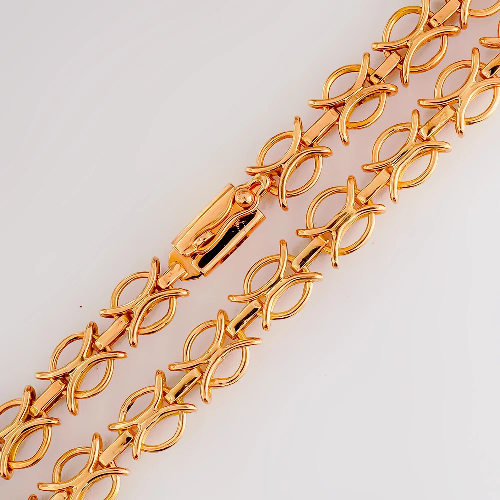 Цепь из красного золота 585 пробы