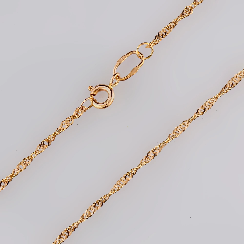 Цепь из красного золота 585 пробы