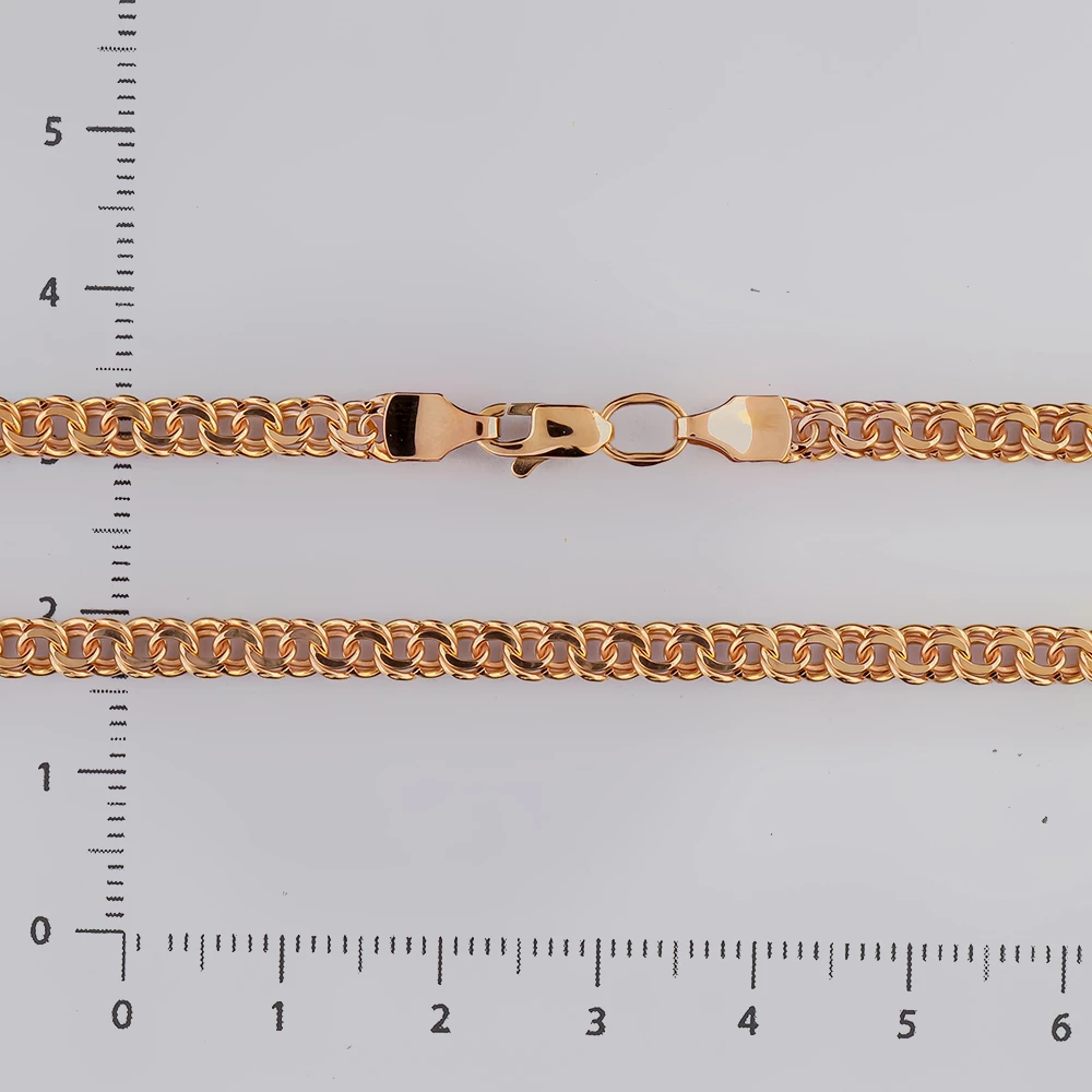 Цепь из красного золота 585 пробы