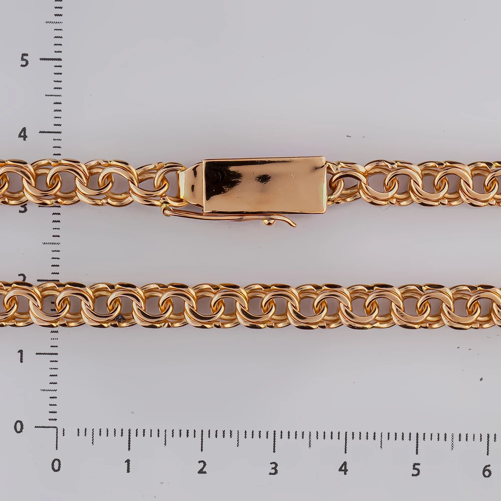 Цепь из красного золота 585 пробы