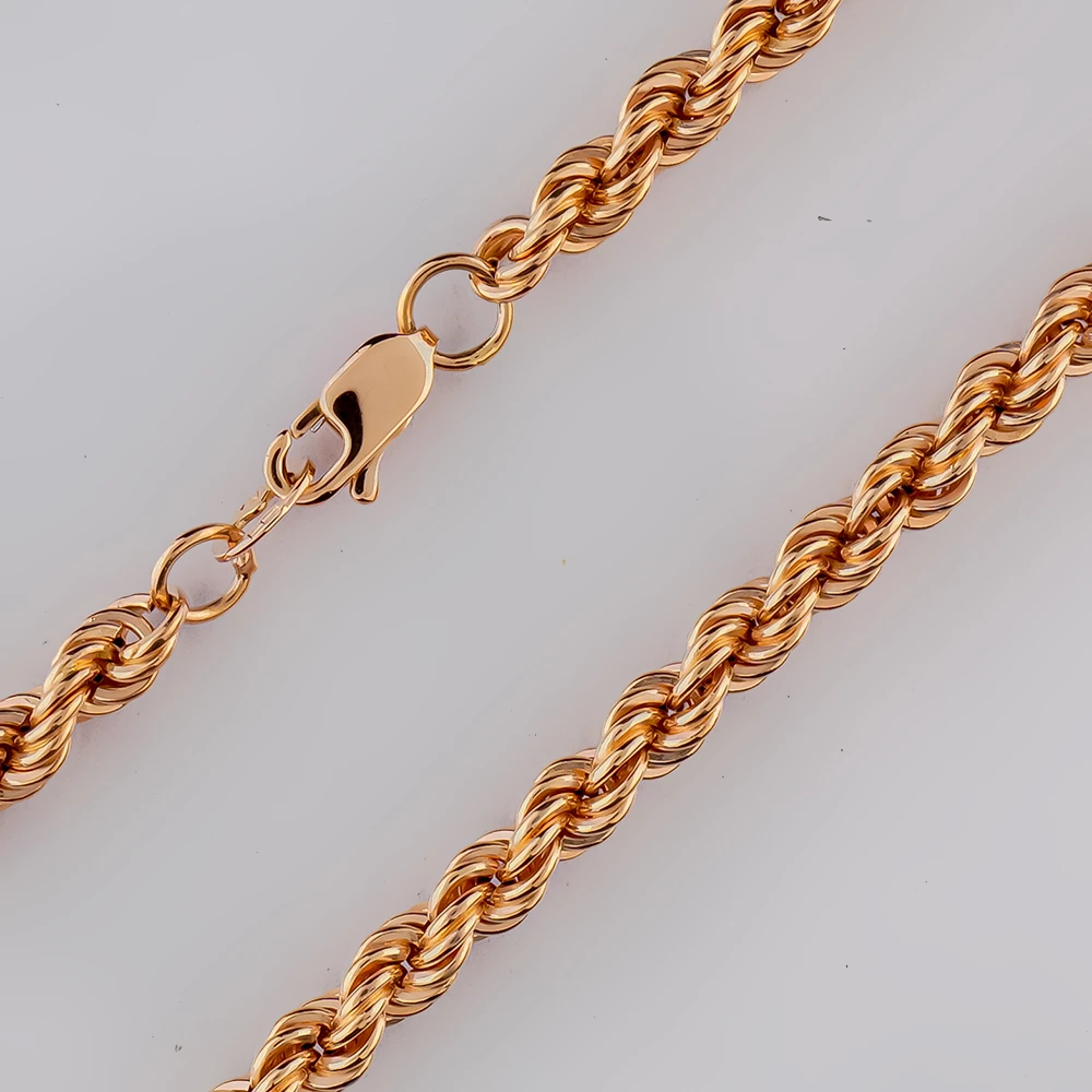 Цепь из красного золота 585 пробы