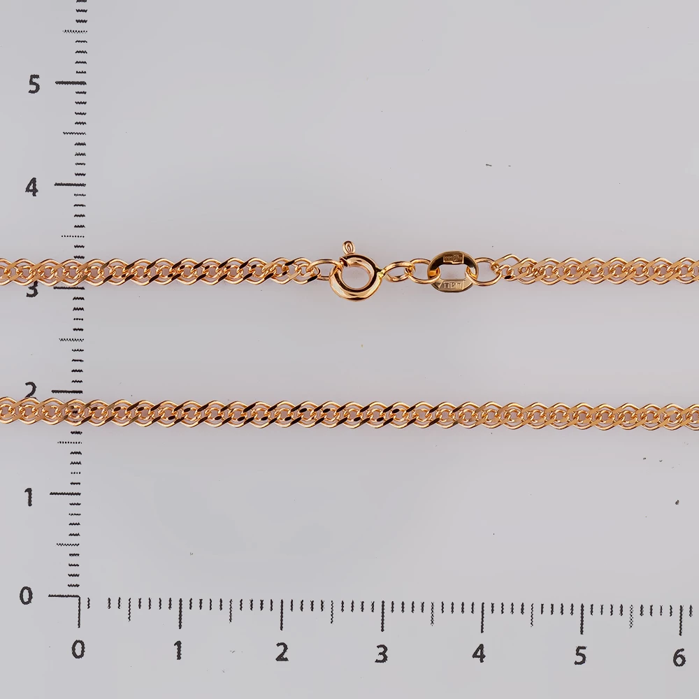Цепь из красного золота 585 пробы