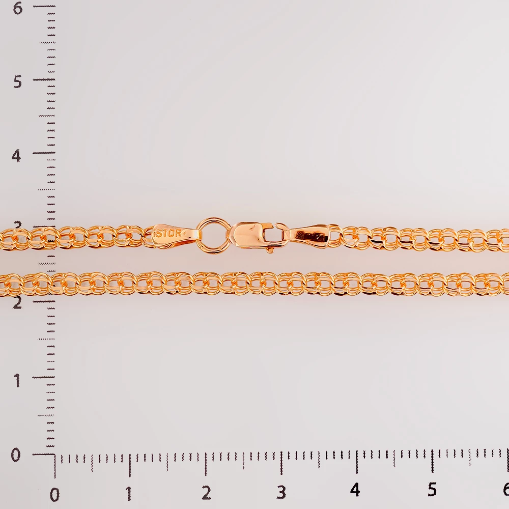 Цепь из красного золота 585 пробы