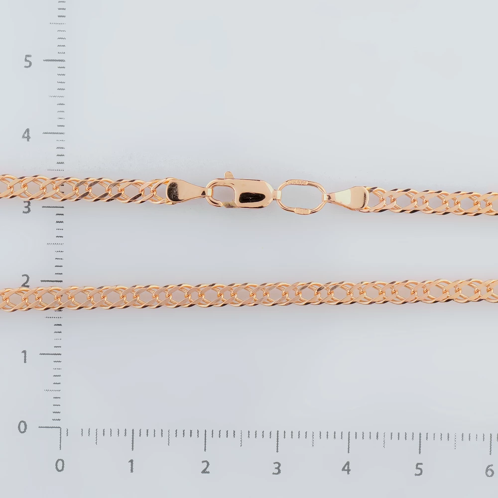 Цепь из красного золота 585 пробы