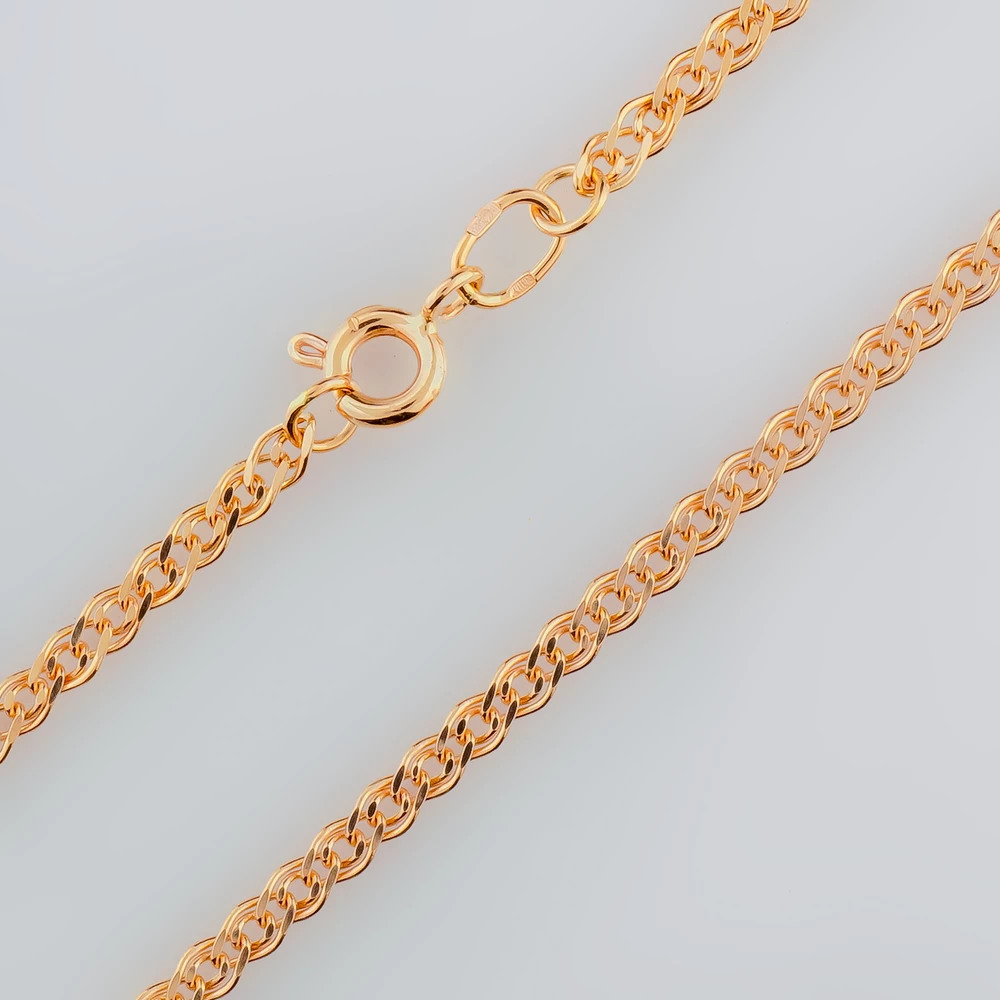 Цепь из красного золота 585 пробы