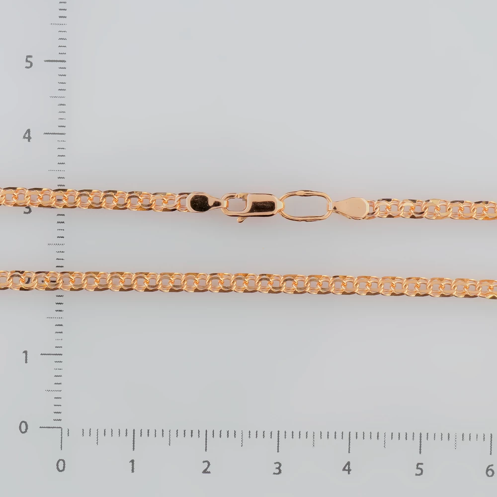 Цепь из красного золота 585 пробы