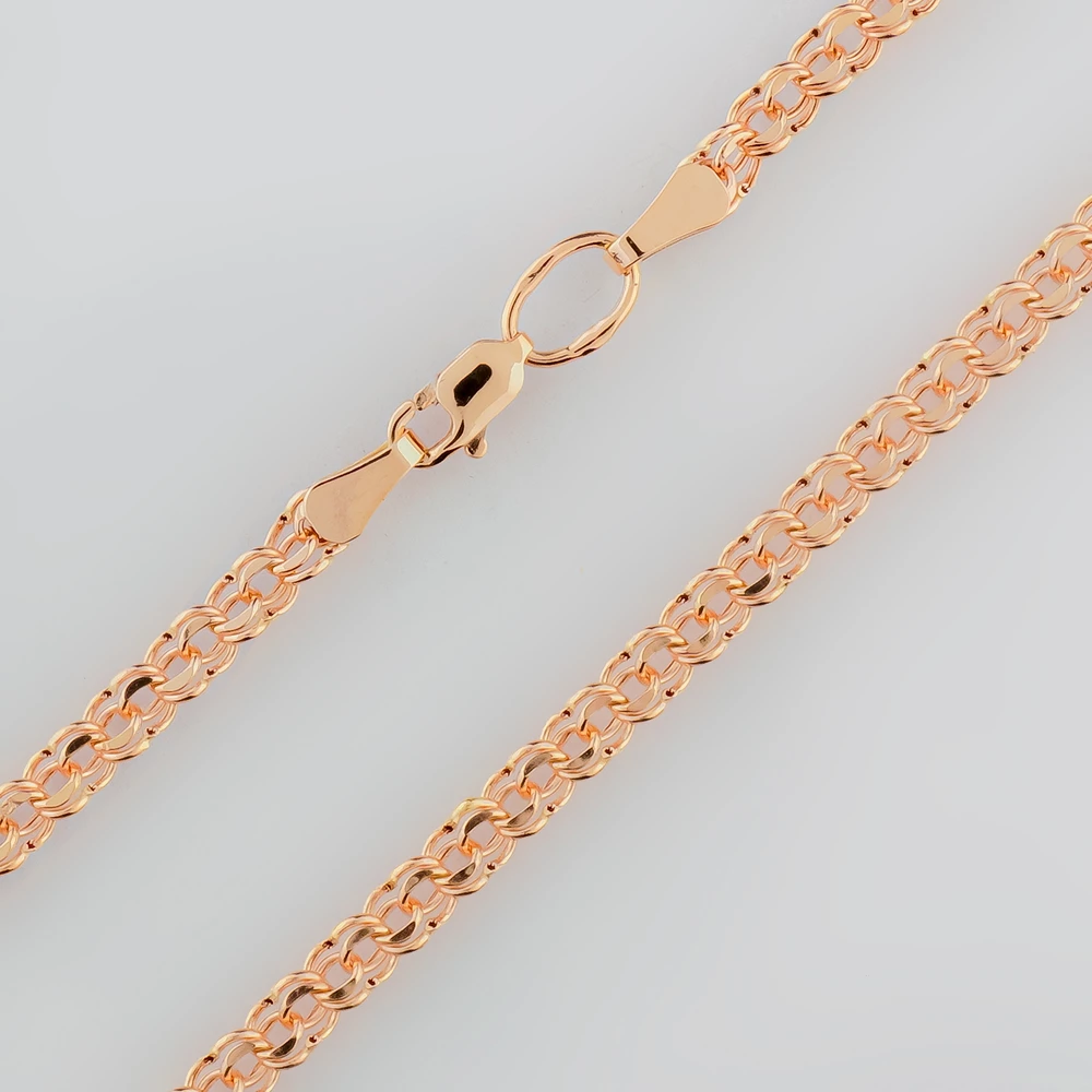 Цепь из красного золота 585 пробы