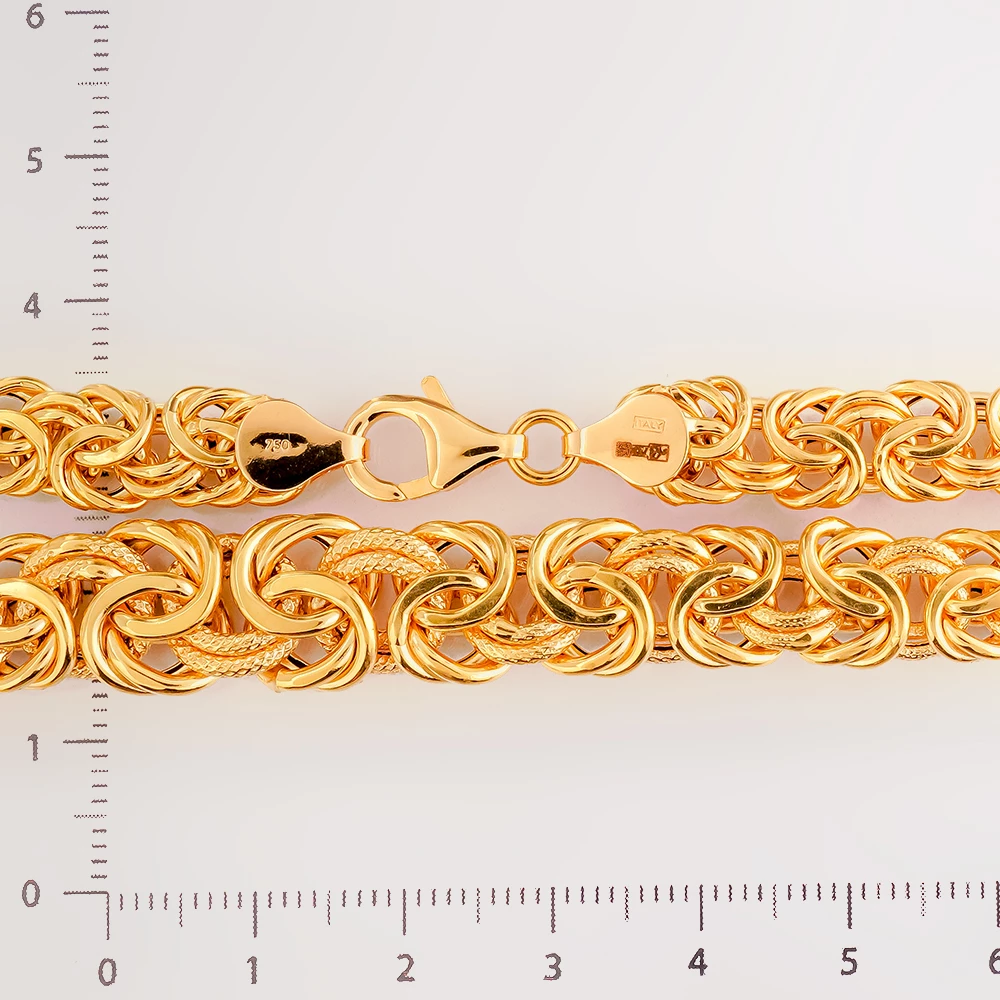 Цепь из желтого золота 750 пробы