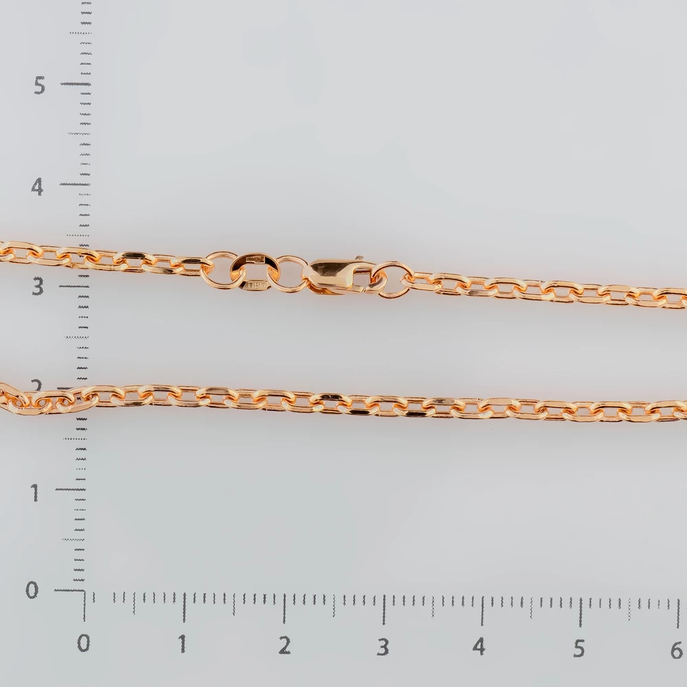 Цепь из красного золота 585 пробы