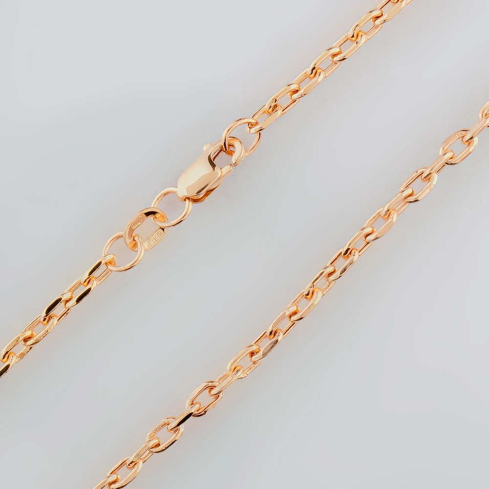 Цепь из красного золота 585 пробы