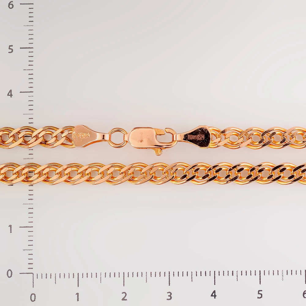 Цепь из красного золота 585 пробы