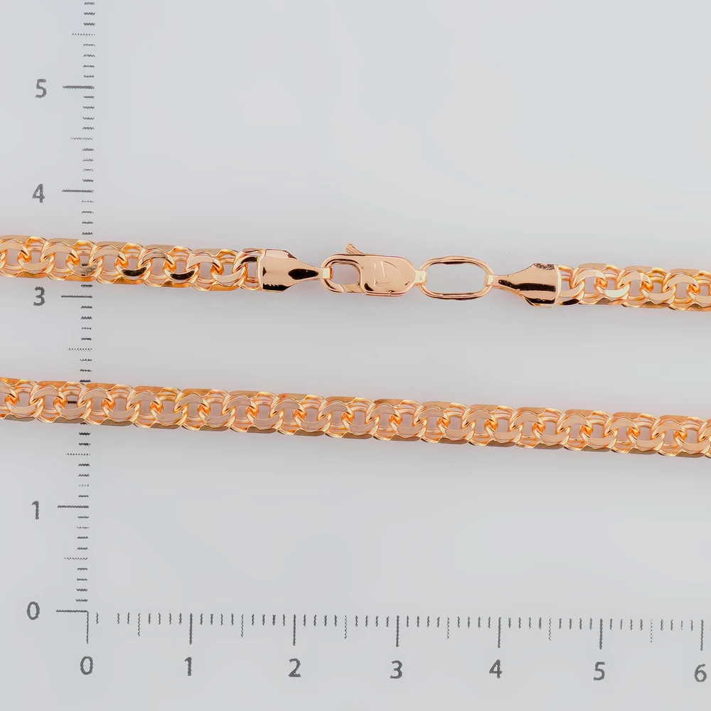 Цепь из красного золота 585 пробы