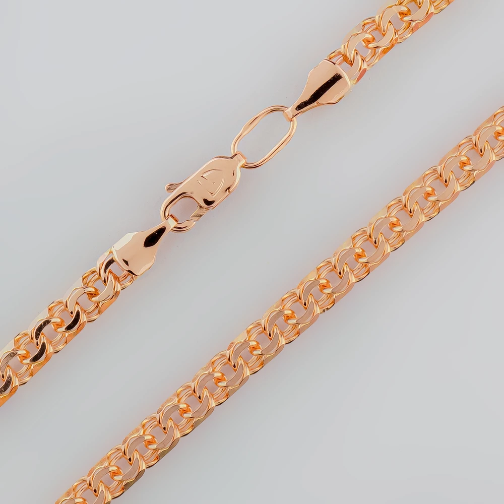 Цепь из красного золота 585 пробы