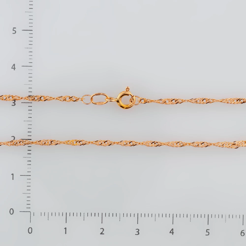 Цепь из красного золота 585 пробы