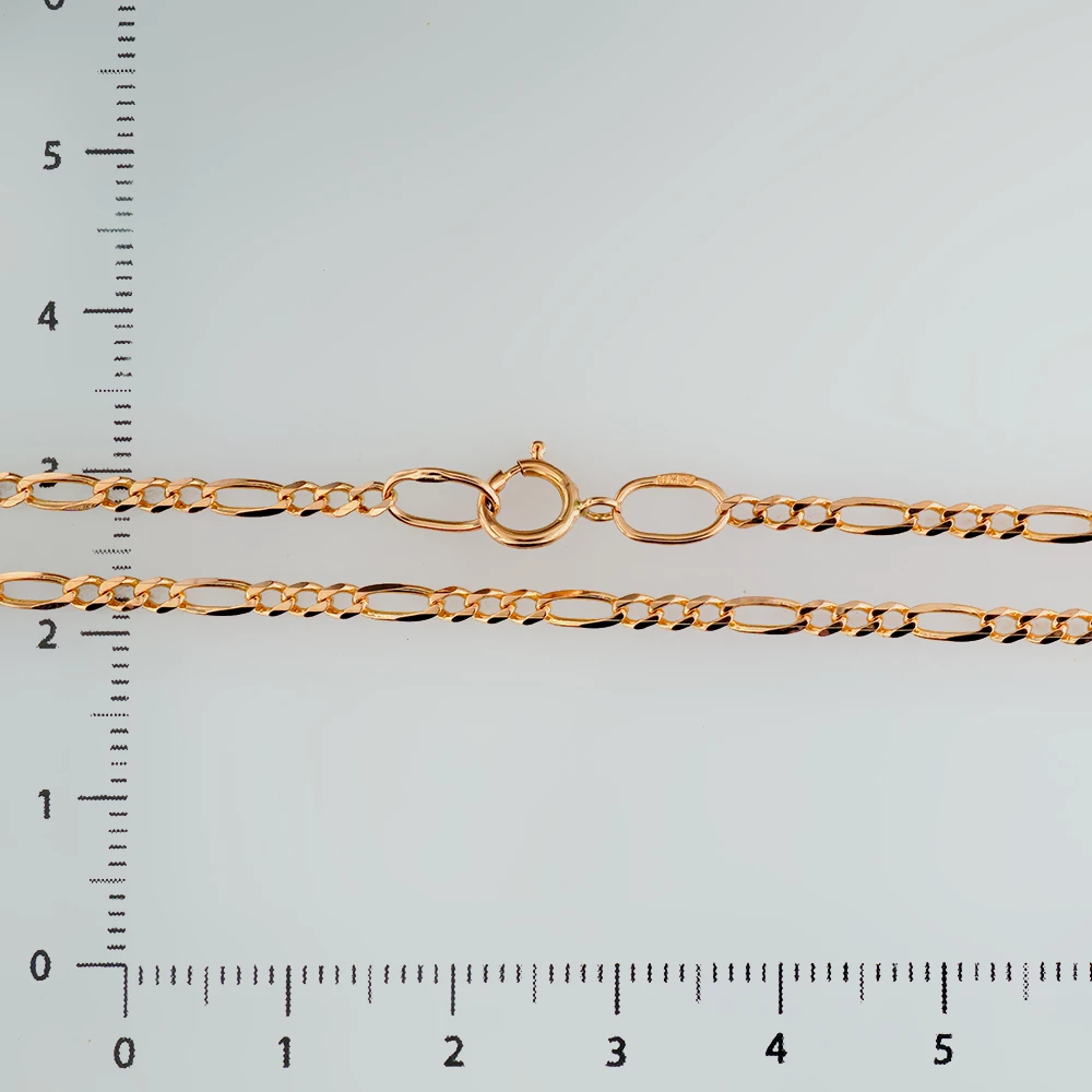 Цепь из красного золота 585 пробы