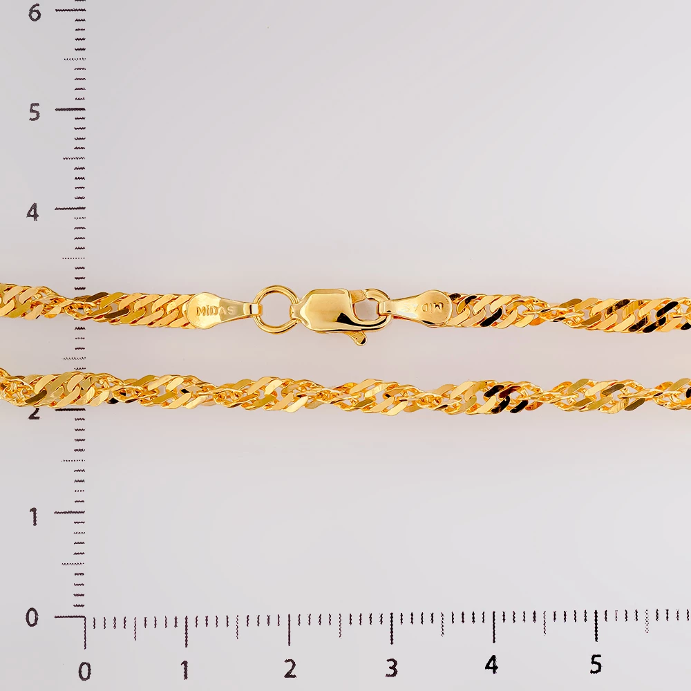 Цепь из желтого золота 585 пробы